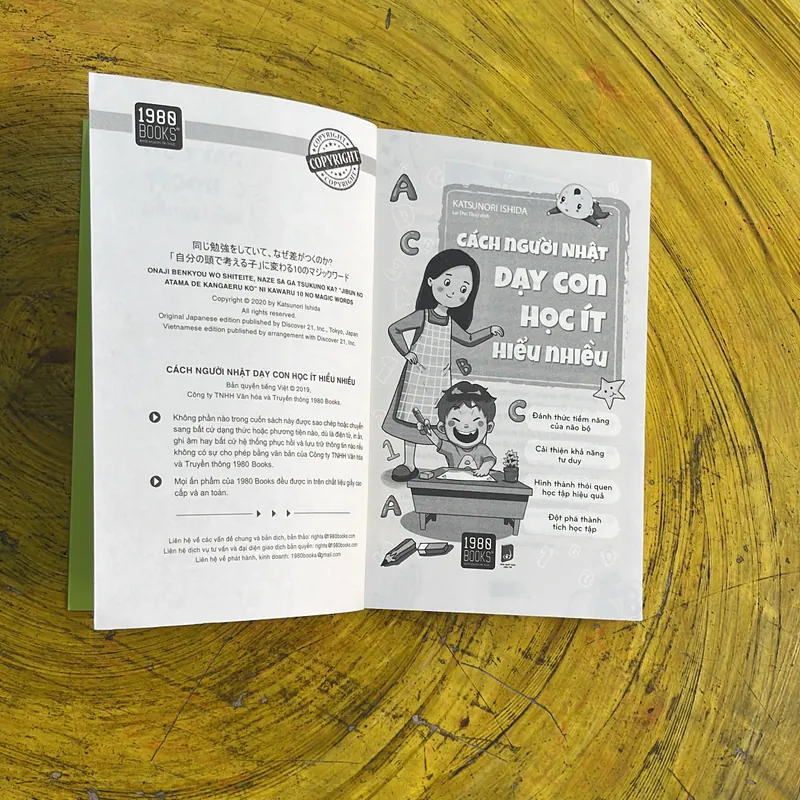 CÁCH NGƯỜI NHẬT DẠY CON HỌC ÍT HIỂU NHIỀU- KATSUNORI ISHIDA 686767