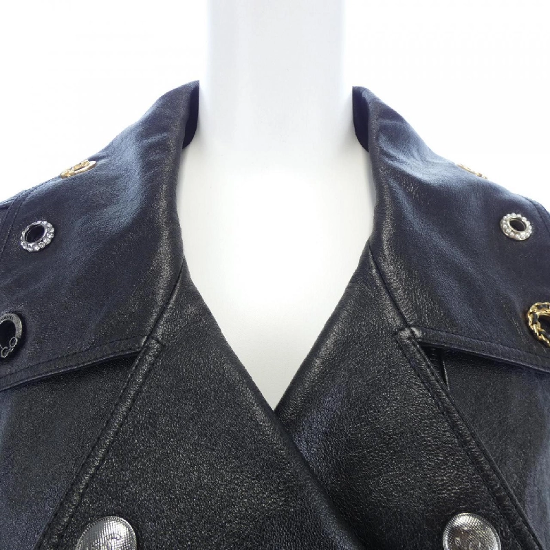 CHANEL Áo khoác da biker - Hàng hiệu Authentic 640729