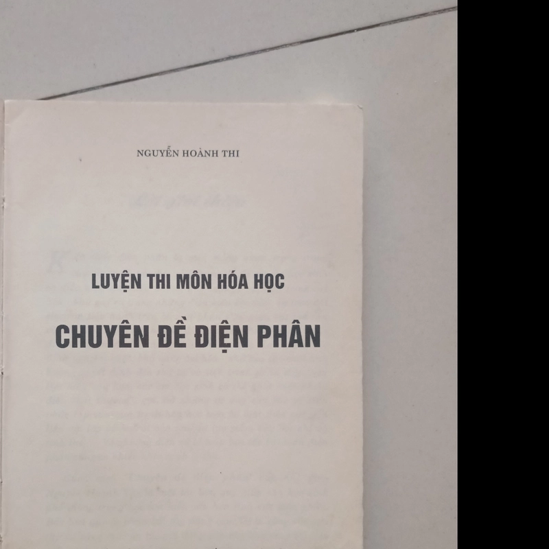 Luyện thi môn hóa học chuyên đề điện phân 447411