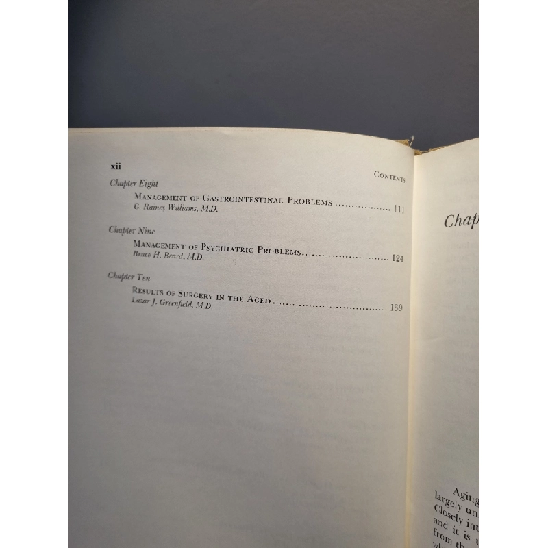 SURGERY OF THE AGED : Volume XVII in the Series Major Problems in Clinical Surgery - Lazar J. Greenfield 222611