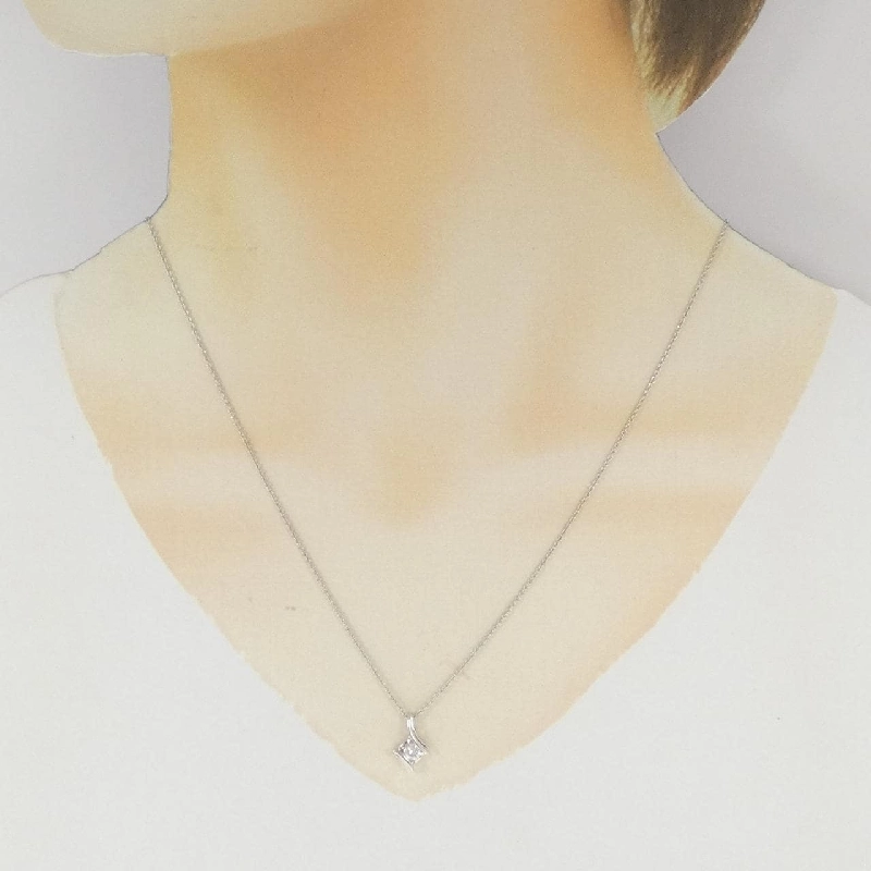 750WG/K18WG Dây chuyền kim cương - Hàng hiệu Authentic 860186