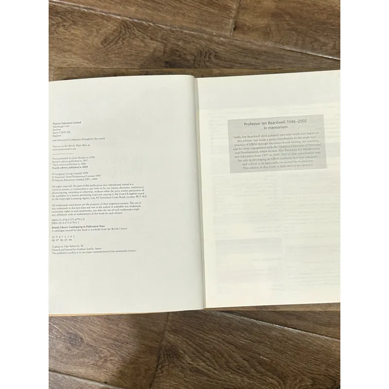 Human Resource Management: A Contemporary Approach (4th ed.) - Beardwell, Holden, Claydon 750724