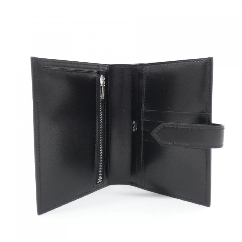 【Sản phẩm chưa sử dụng】Ví Hermès Béa Compact Monochrome 083080CH 623167