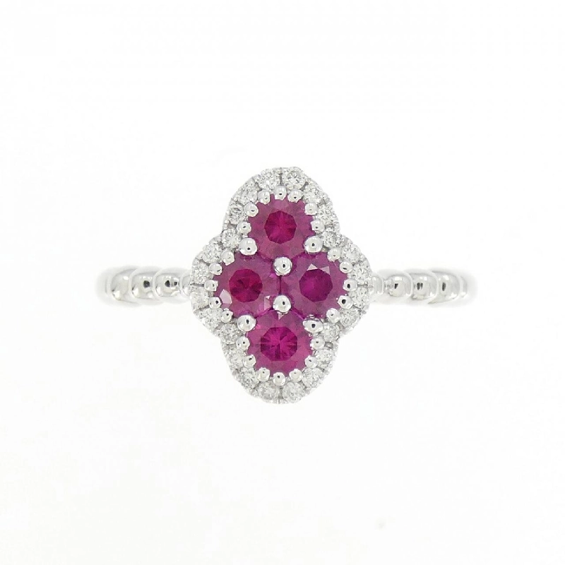 Nhẫn ruby K18WG 0.54CT 673625