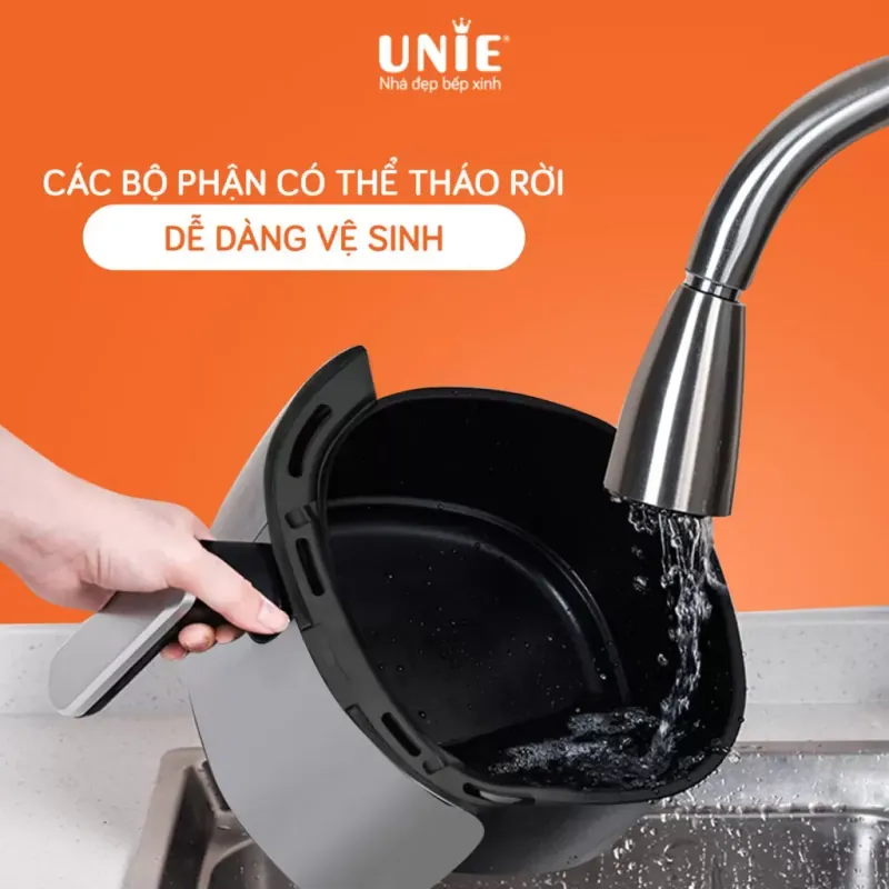 Nồi chiên không dầu UNIE UE-600 dung tích 6.5L, 8 chế độ nấu chuyên sâu 798127