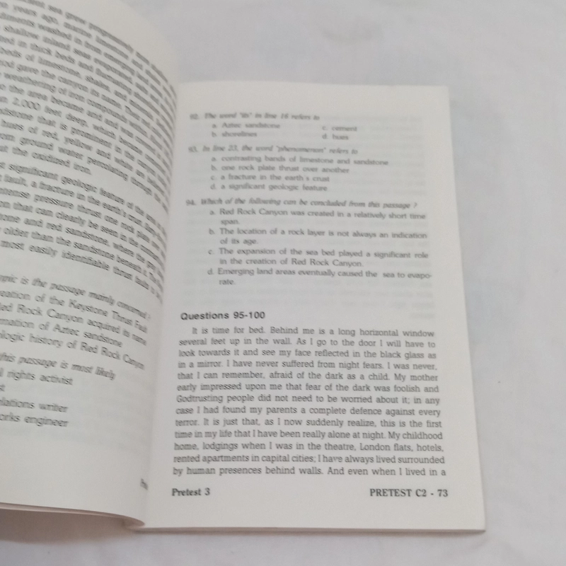 Tài Liệu Luyện Thi Chứng Chỉ Quốc Gia Tiếng Anh PRETESTS Trình Độ C Tập 2 552242