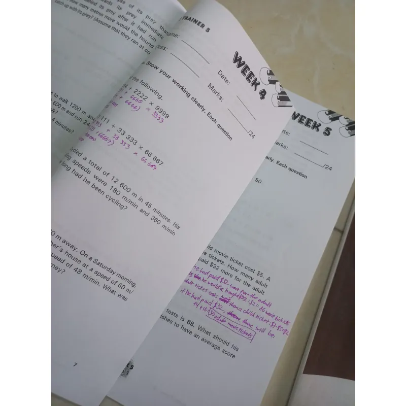 Thanh lý sách Toán Olympic Maths Trainer 4-5-6 (3 cuốn) 732682