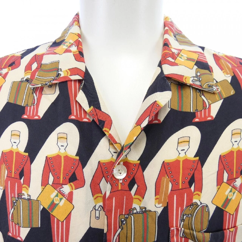 Gucci GUCCI 747087 ZANR4 Áo sơ mi ngắn tay - Hàng hiệu Chính hãng 895514