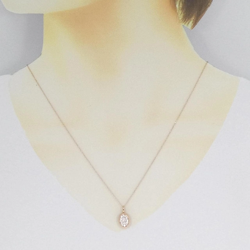K14PG Cubic Necklace - Hàng hiệu Chính hãng 862064
