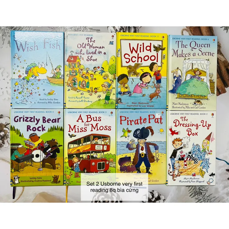 Set 2 Usborne very fist reading 8q bìa cứng 759326