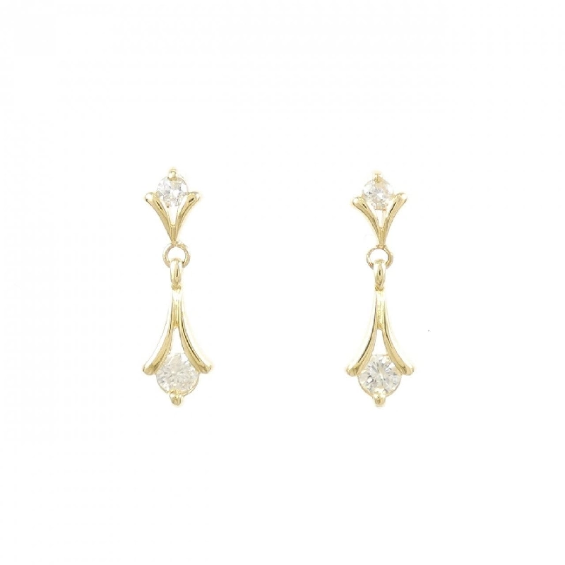 K18YG Bông tai kim cương 0.4CT - Hàng hiệu Chính hãng 866649