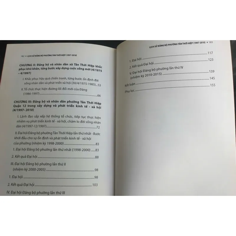Sách Lịch Sử Đảng Bộ Phường Tân Thới Hiệp 1997-2010 - Nhà Xuất Bản Văn Hóa 697485