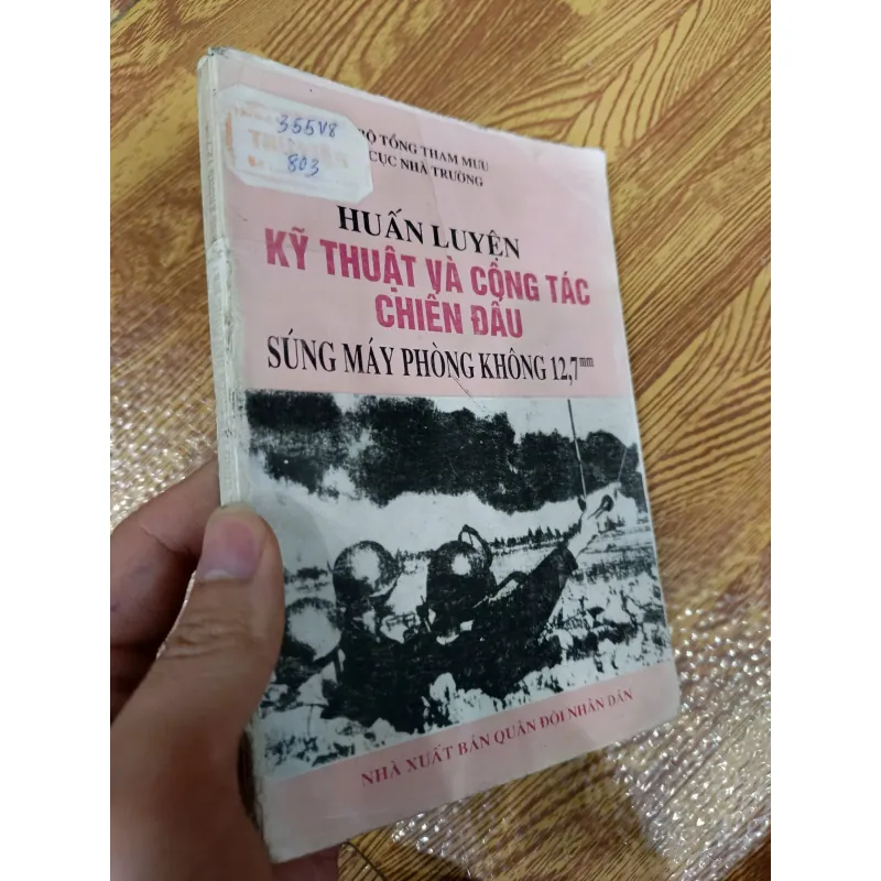 Huấn luyện kỹ thuật và công tác chiến đấu súng máy phòng không 12,7mm 781130