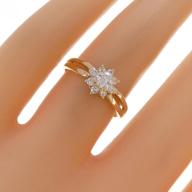 Nhẫn kim cương K18YG 0.17CT - Hàng hiệu Authentic 853671