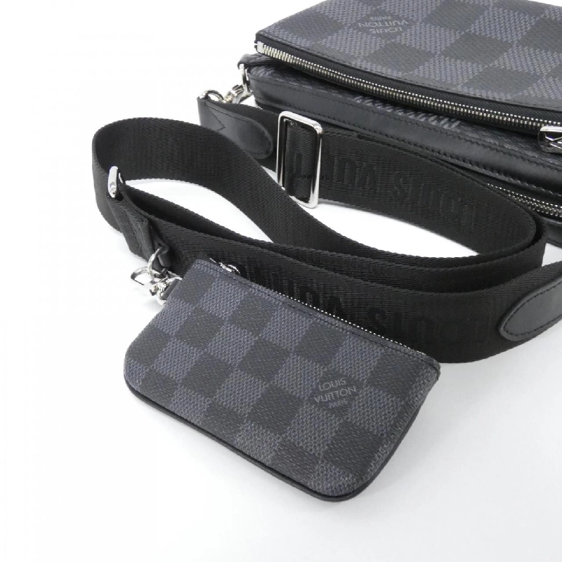 Túi đeo chéo Louis Vuitton Damier Graphite 3D Trio Messenger N50017 - Hàng hiệu Chính hãng 768052