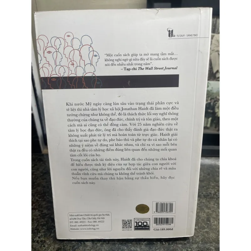 Tư duy đạo đức Jonathan Haidt 738331