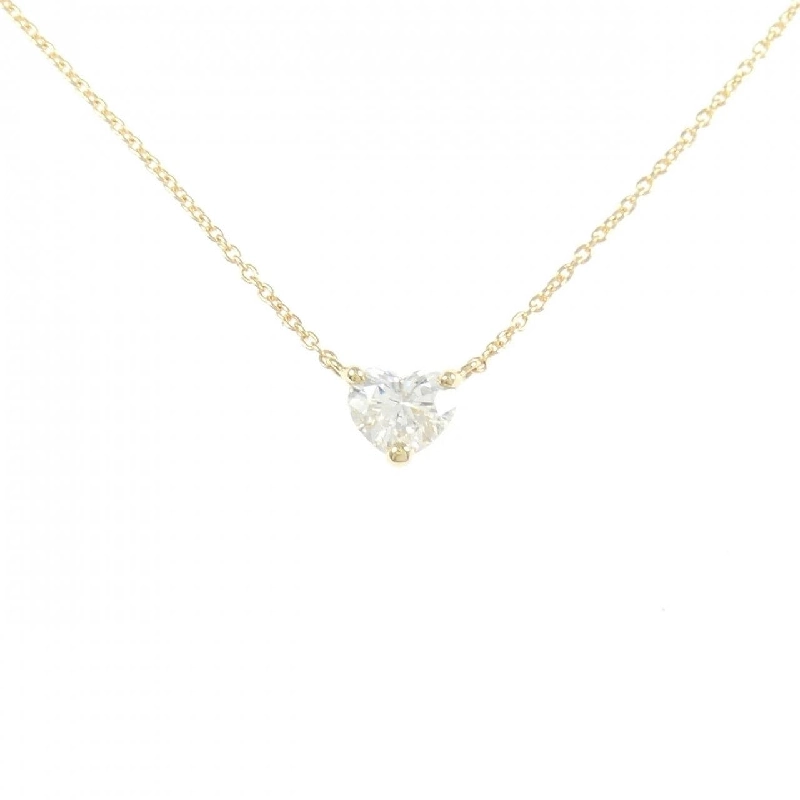 Dây chuyền kim cương K18YG 0.406CT G SI1 hình trái tim - Hàng hiệu Chính hãng 874736