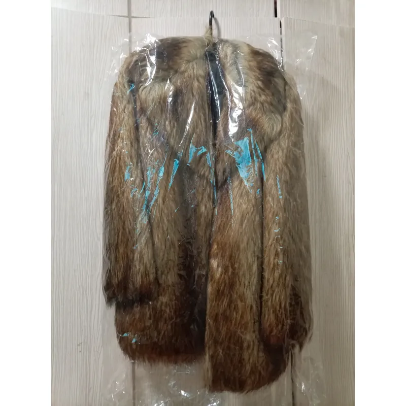 Lông thú giả áo khoác dáng dài màu nâu phù hợp đi chơi và dự tiệc 761931
