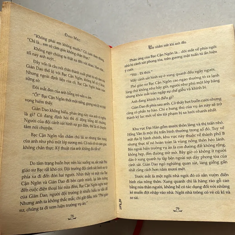 Hãy nhắm mắt khi anh đến Tập 2 ( bìa cứng) - Đinh Mặc 789327