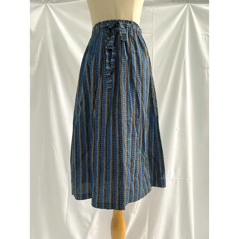 🌻CHÂN VÁY SỌC XANH – FREE SIZE – Like New 453523