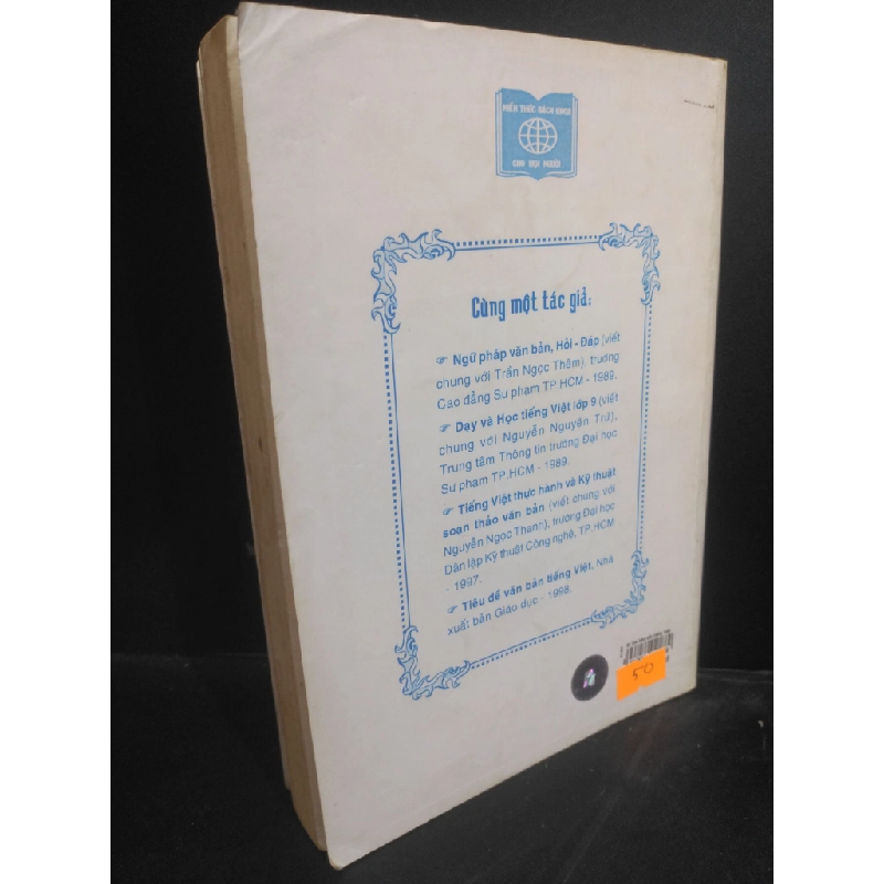 Đi tìm bản sắc Tiếng Việt mới 80% bẩn bìa, ố vàng, có chữ ký 2004 HCM0412 Trịnh Sâm VĂN HỌC 338780