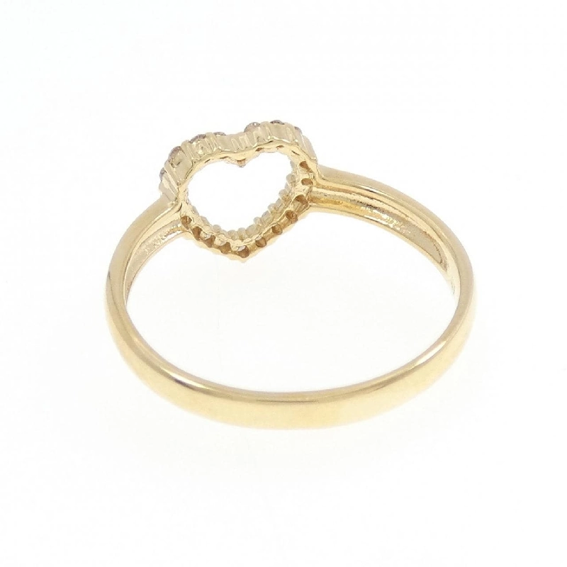 Nhẫn kim cương hình trái tim K18YG 0.13CT 668035
