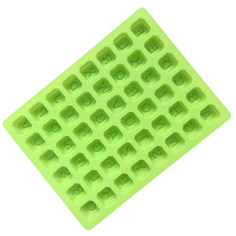 Khuôn silicon làm bánh, rau câu, socola 24 chữ cái, 10 số, ký tự - Mã số 1136 338421
