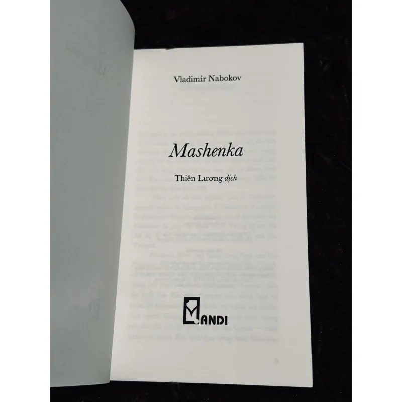 Mashenka - V. Nabokov 993234