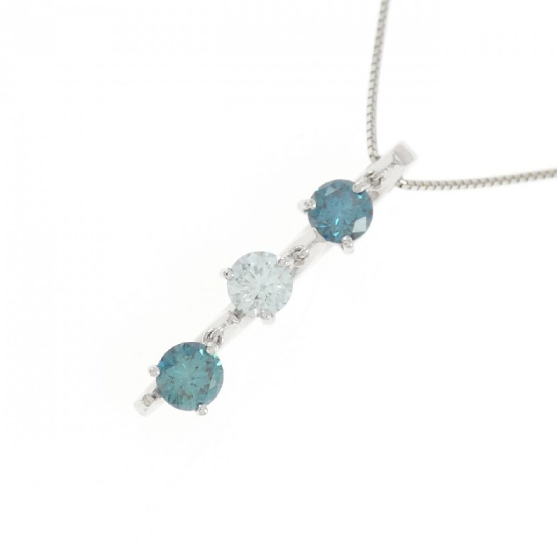 K18WG Dây chuyền kim cương 1.00CT - Hàng hiệu Chính hãng 860586