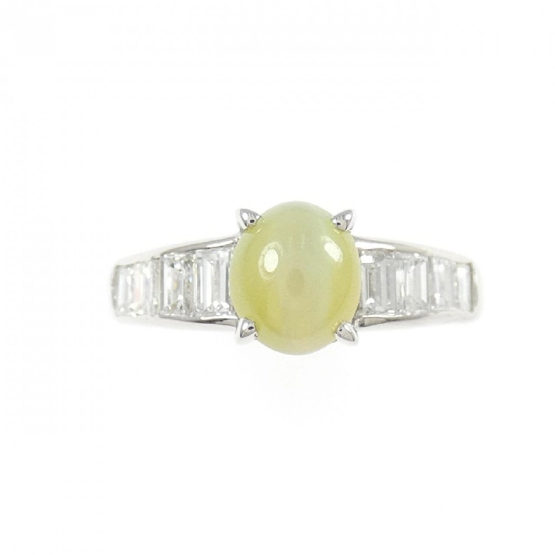 Nhẫn Chrysoberyl Cat's Eye PT900 1.571CT - Hàng hiệu Chính hãng 852395