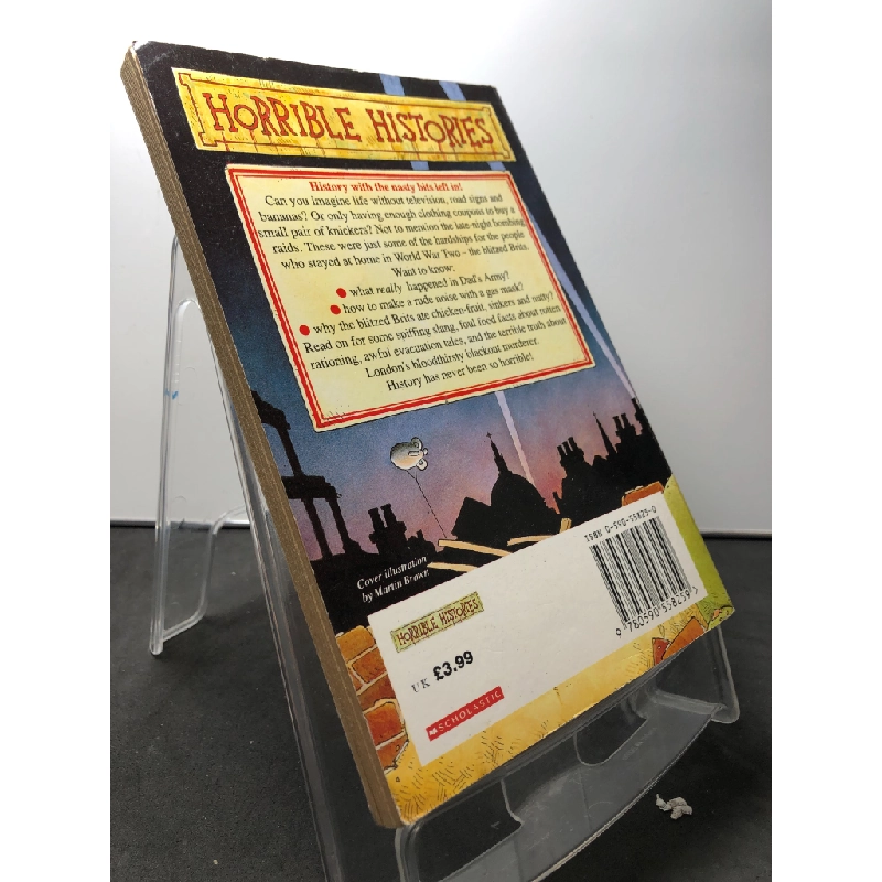 The Blitzed brits Horrible histories mới 80% ố vàng Terry Deary HPB1908 NGOẠI VĂN 458633