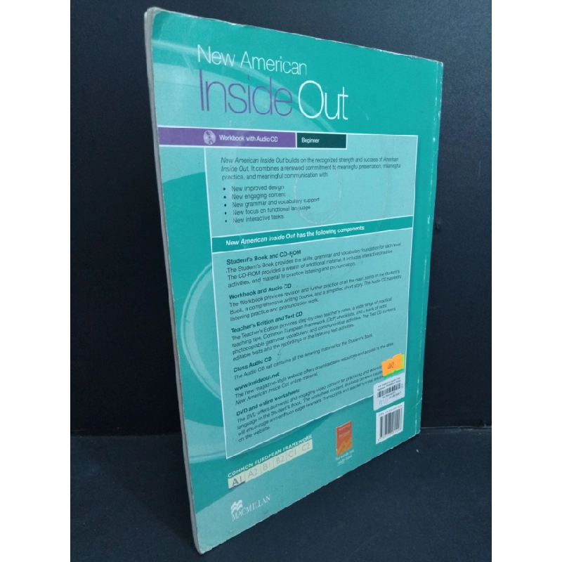 [Phiên Chợ Sách Cũ] New American inside out beginner workbook with audio cd 2017 2303 428796