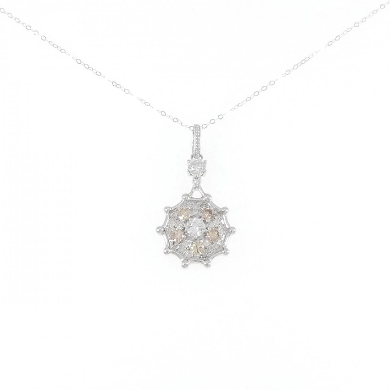 K18WG/750WG Dây chuyền kim cương 1.20CT - Hàng hiệu Chính hãng 863439