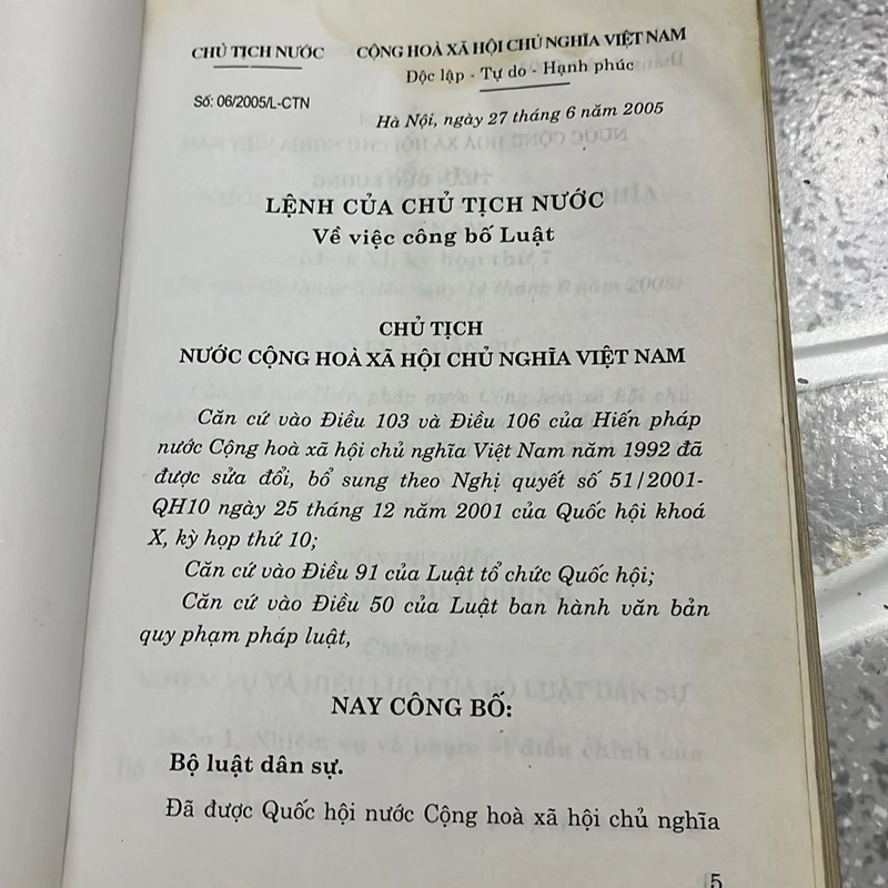 Bộ luật dân sự 2005 469751