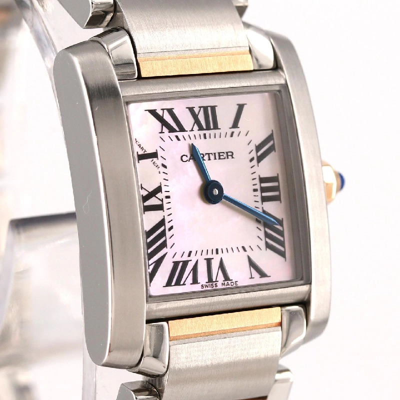 Cartier Tank Française SM PG kết hợp W51027Q4 SSxPG Quartz - Hàng hiệu Chính hãng 882162