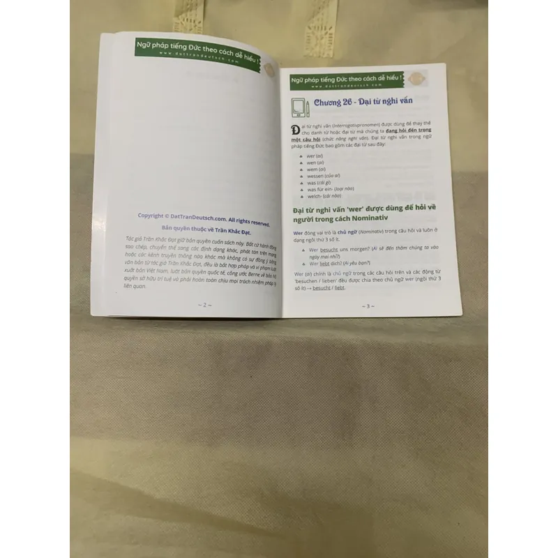NGỮ PHÁP TIẾNG ĐỨC THEO CÁCH DỄ HIỂU TẬP 2- TRẦN KHẮC ĐẠT  738963