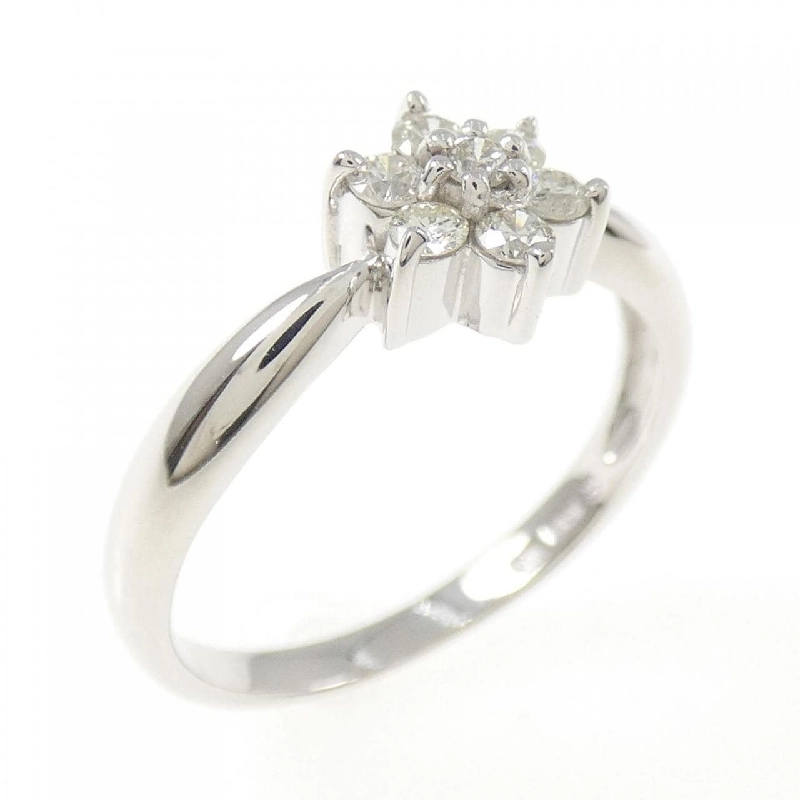 Nhẫn Kim Cương Hoa K18WG - Hàng hiệu Authentic 854027