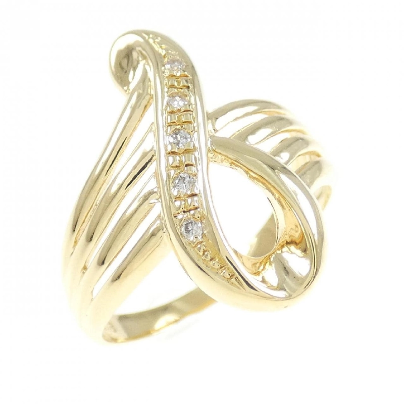 Nhẫn kim cương K18YG 0.03CT 671462