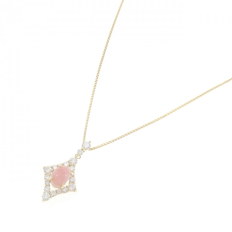 K18YG Ngọc trai Conch Dây chuyền 1.40CT - Hàng hiệu Chính hãng 857020