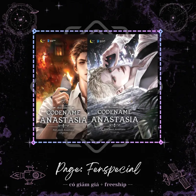 Chỉ Sách: Bìa Cứng - Codename Anastasia - Mật Danh Anastasia - Tập 1, 2 + Quà 500k 990380