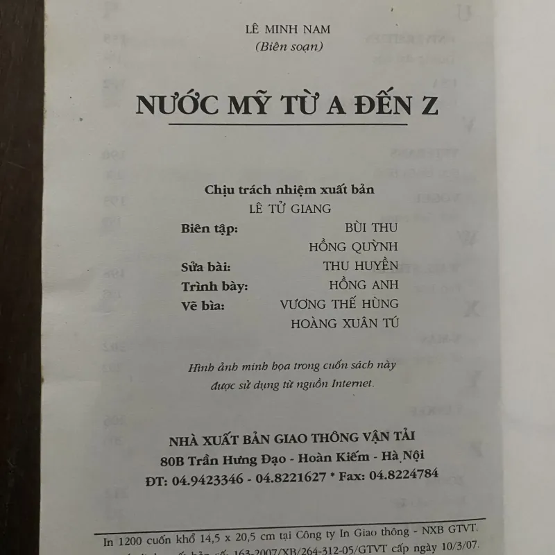 Nước Mỹ Từ A Đến Z-Lê Minh Nam 1035311