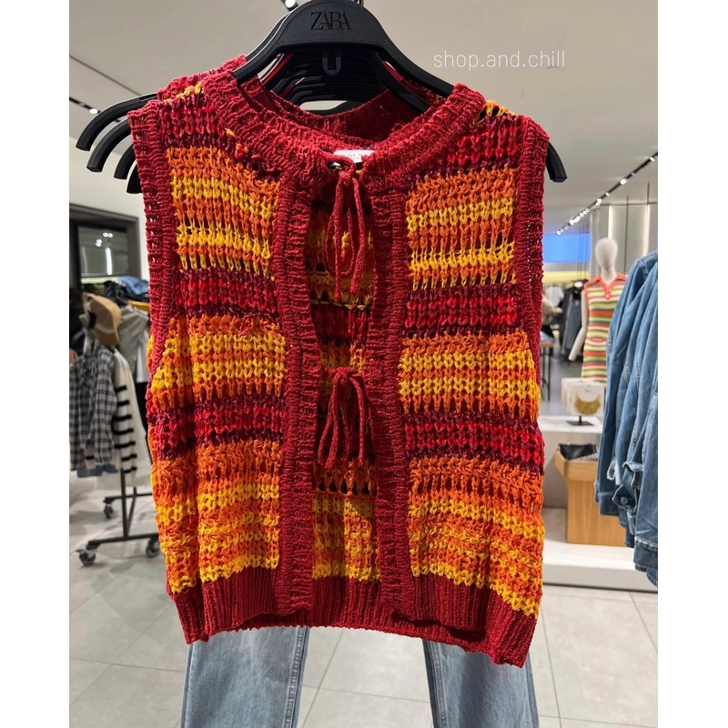 Áo len đan zara authentic size S new 522984