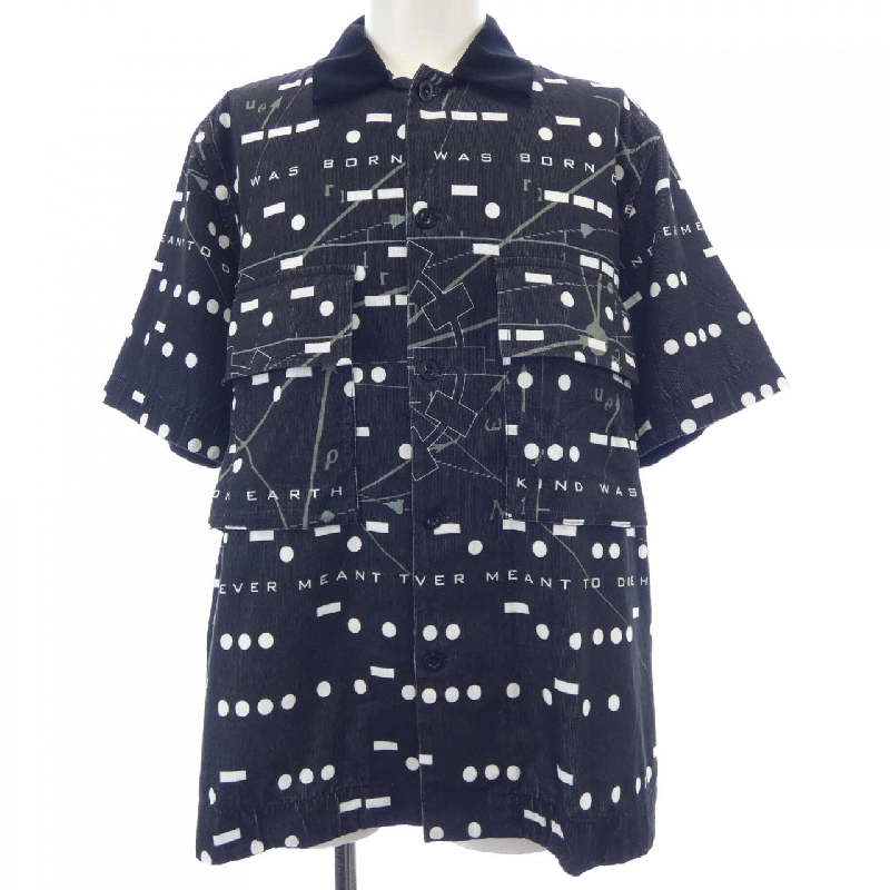 SACAI INTERSTELLAR 23-03132M. Áo sơ mi S/S - Hàng hiệu Authentic 825848