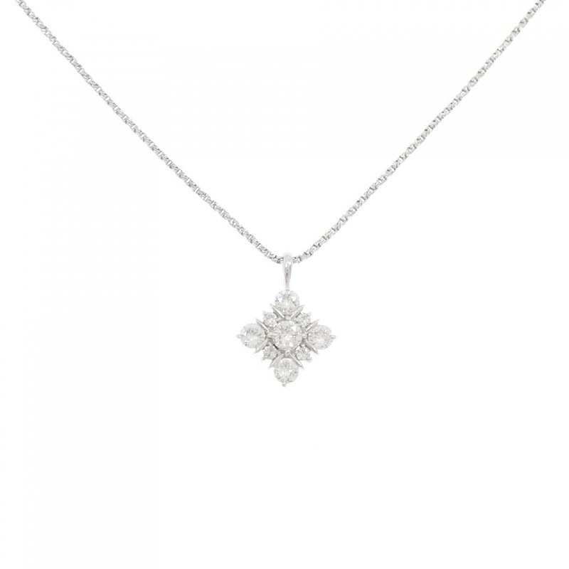 K18WG Dây chuyền kim cương - Hàng hiệu Chính hãng 866566