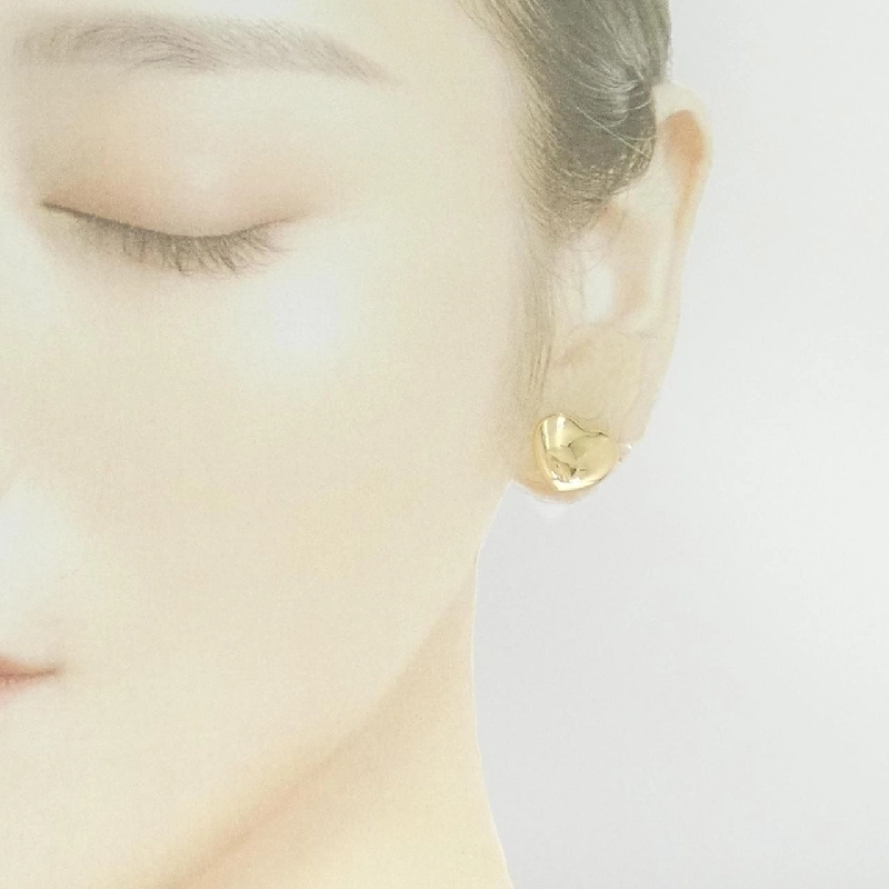 K18YG Bông tai hình trái tim - Hàng hiệu Chính hãng 874824