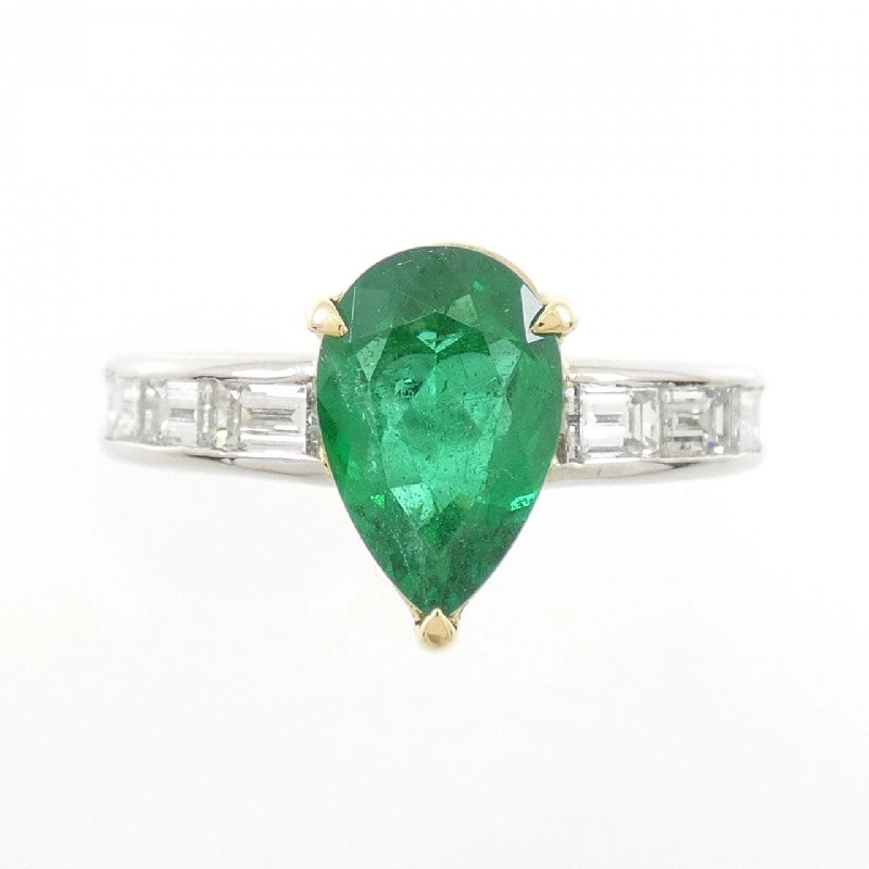 Nhẫn Emerald PT900/K18YG 1.38CT 669971
