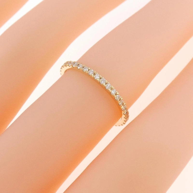 【Remake】Nhẫn kim cương vĩnh cửu K18YG 0.367CT 673253