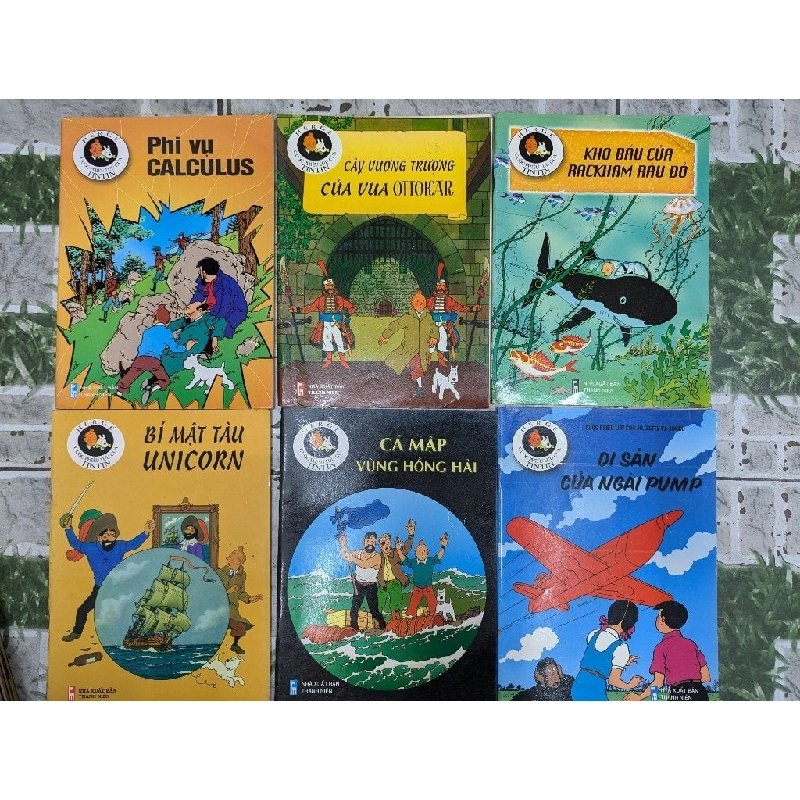 TRUYỆN TRANH CUỘC PHIÊU LƯU CỦA TINTIN ( TRỌN BỘ ) 183359