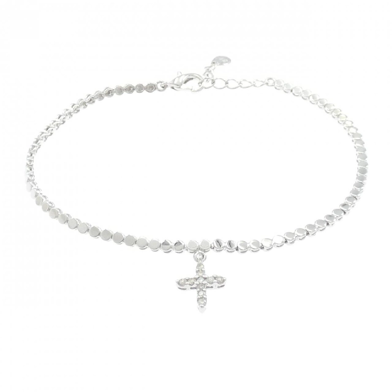 K18WG Nhẫn đính kim cương 0.10CT - Hàng hiệu Chính hãng 877800