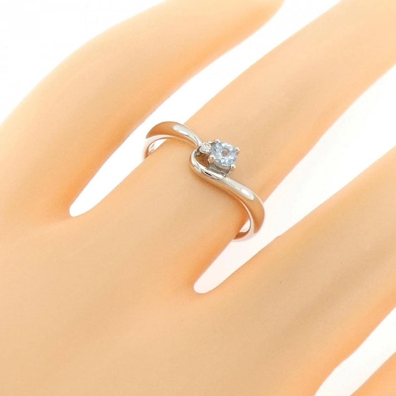 Nhẫn Aquamarine PT900 666583